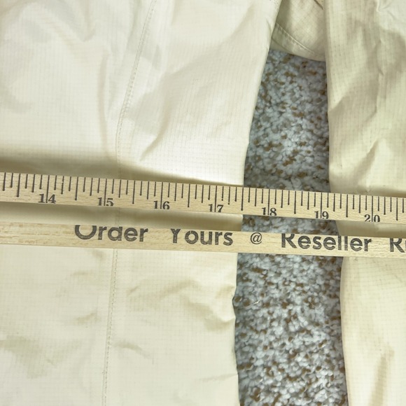 Patagonia Jacket Womens Small White Hooded H2No Waterproof Torrentshell Hiking - Picture 11 of 12